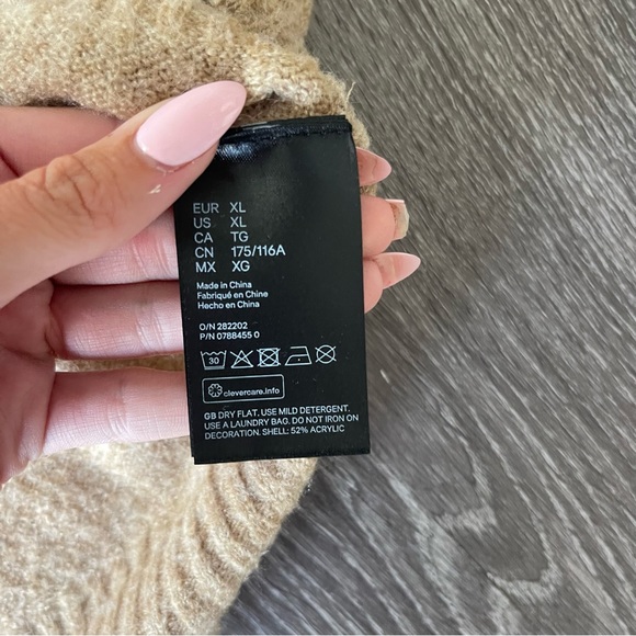 H&M Tan Pearl Sweater - Picture 5 of 9